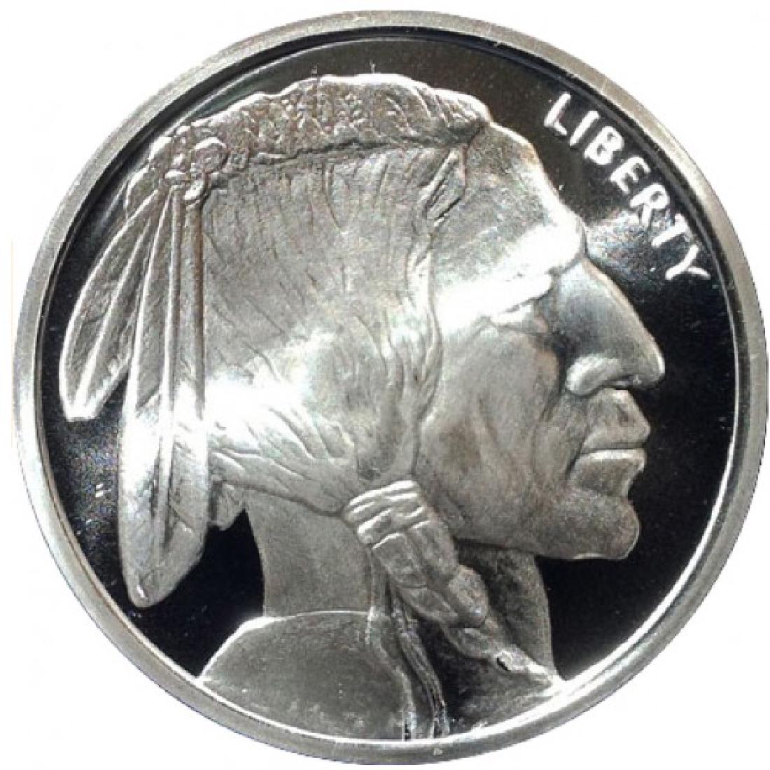 5 oz. Buffalo Design Silver Round - .999 Pure (1 of 2)
