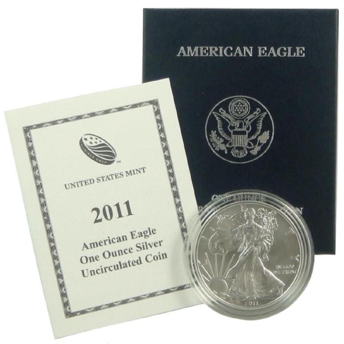 2011 W Burnished US Silver Eagle (1 of 1)