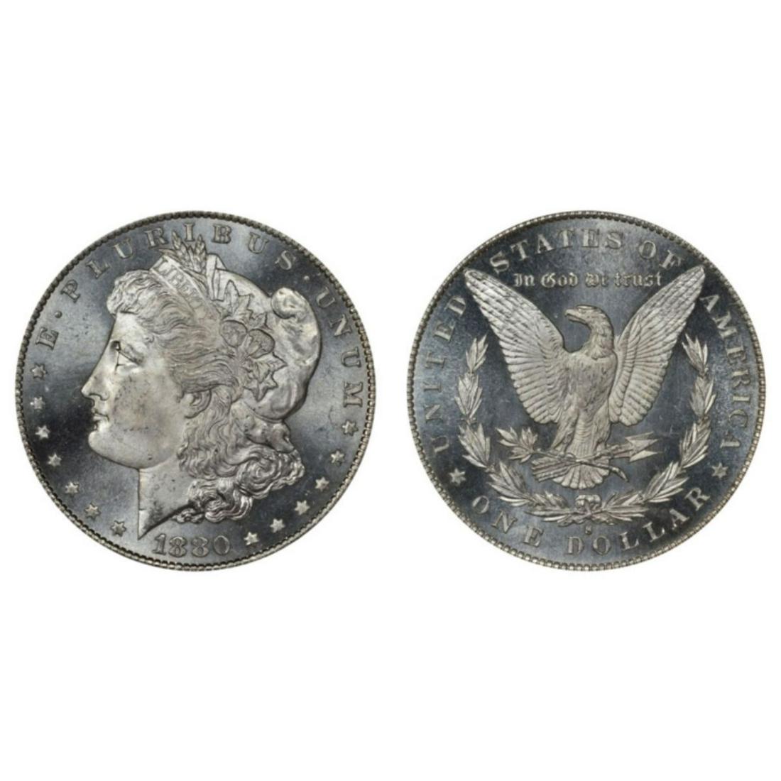 1880 S CH BU Morgan Silver Dollar (1 of 1)