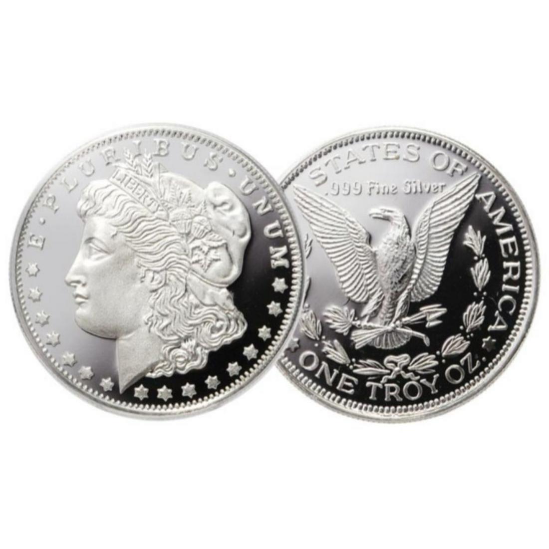 1 oz. Silver Morgan Design - .999 Pure (1 of 2)