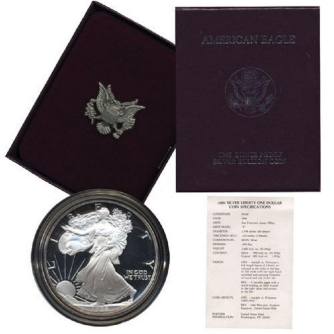 1986 1st year Issue Proof Silver Eagle (1 of 2)