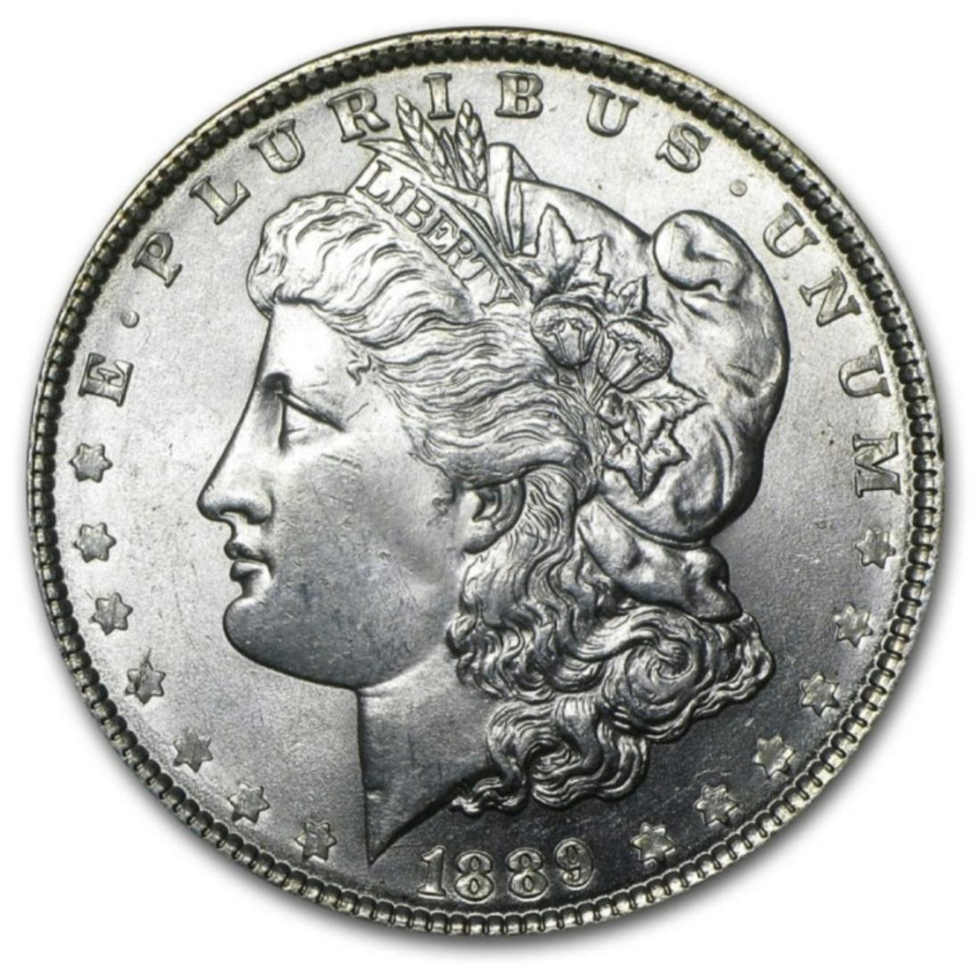 1889 P BU Morgan Silver Dollar (1 of 2)