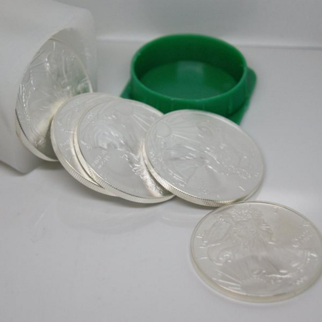 2018 US Mint Issued Silver Eagle Roll (20pcs.) (1 of 1)