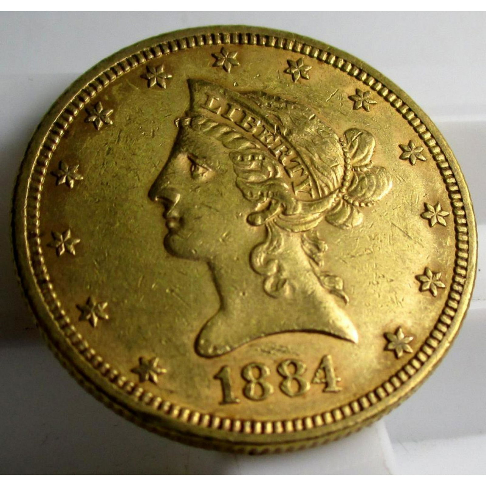 1884 $ 10 Gold Liberty Eagle (1 of 2)