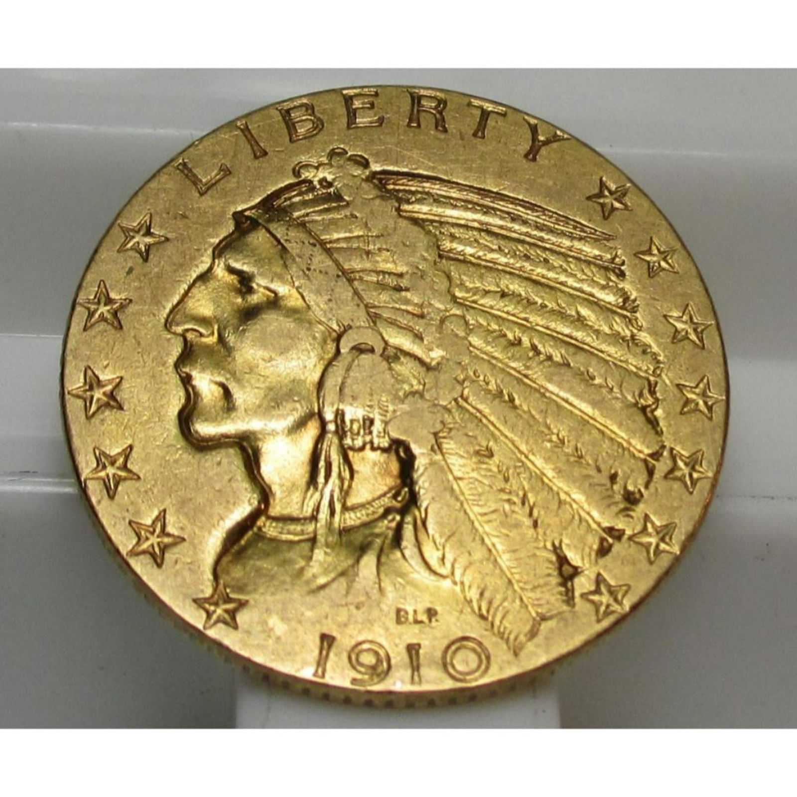 1910 S $ 5 Gold Indian Half Eagle (1 of 2)
