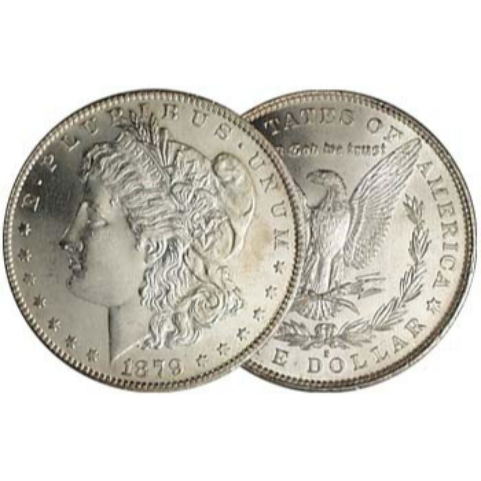 Morgan Silver Dollar 1879-S BU (1 of 1)