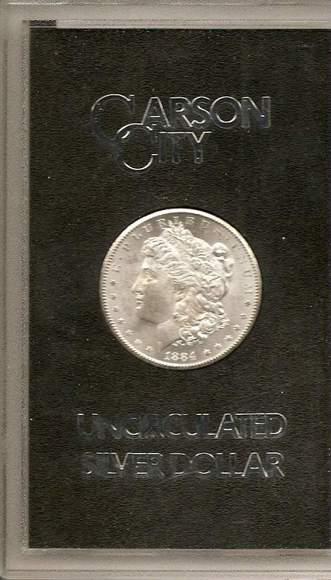 1884 GSA Government Packed Morgan Carson City $1 (1 of 1)