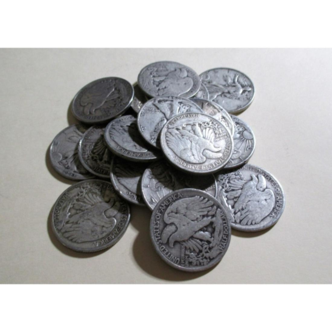 (20) Walking Liberty Half Dollars 90% Silver (1 of 2)