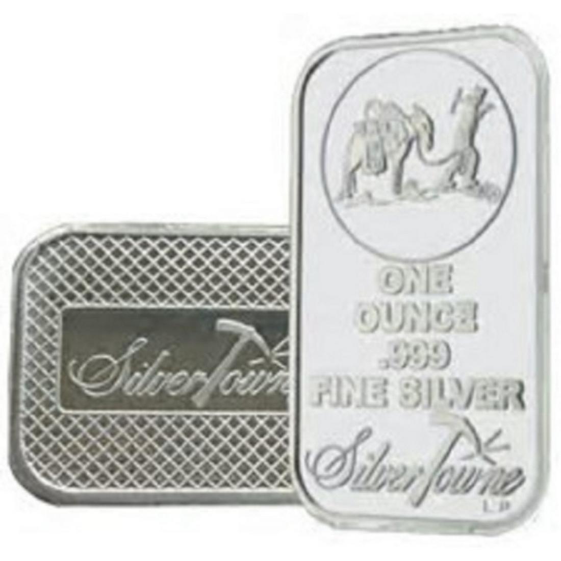 1 oz. Prospector Silver Bar -.999 Pure (1 of 2)