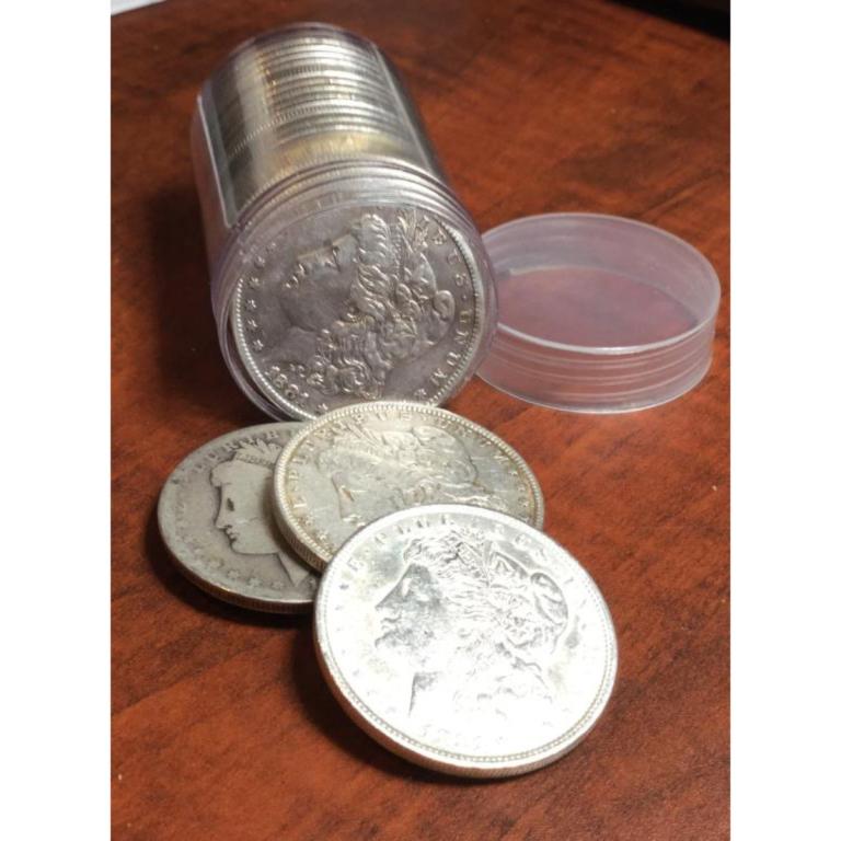 20 pcs. Random Date Morgan Silver Dollars in Tube (1 of 1)