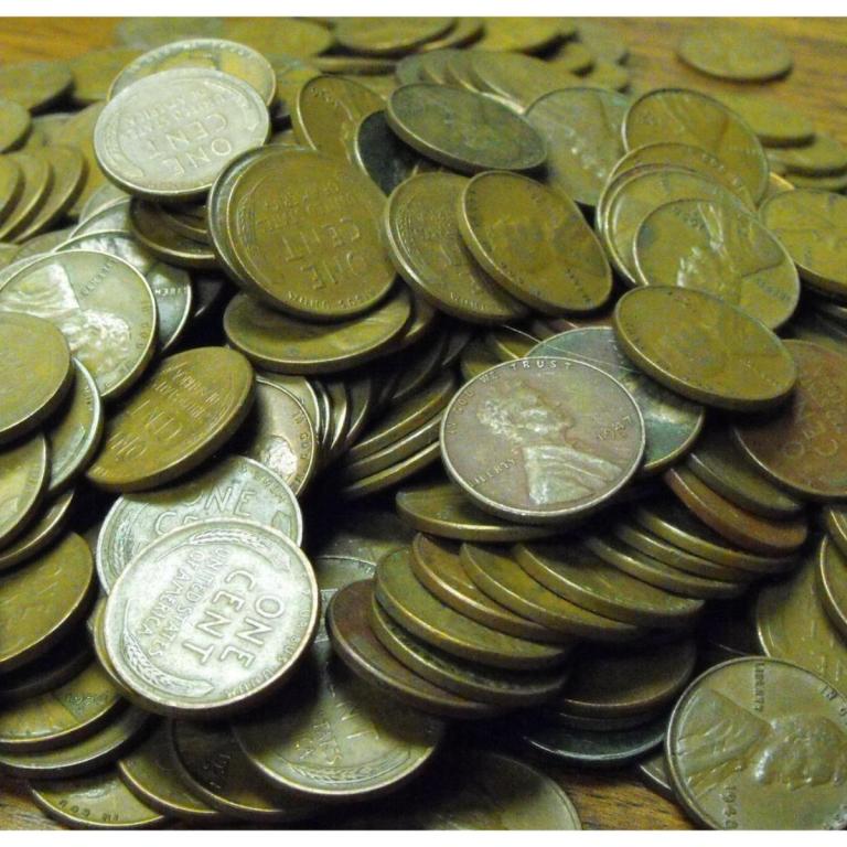 Lot of (500) Wheat Back Lincoln Cents (1 of 1)