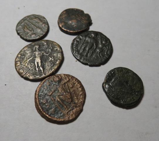 6 pcs. Ancient Roman / Greek Coins (1 of 2)