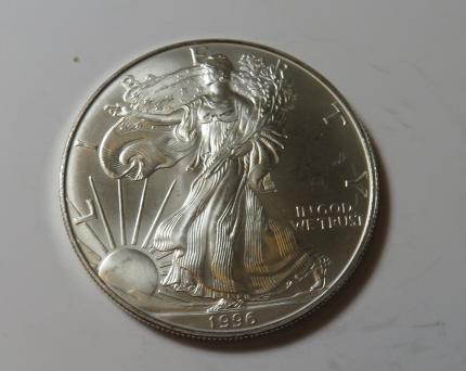 1996 Key Date US Silver Eagle (1 of 2)