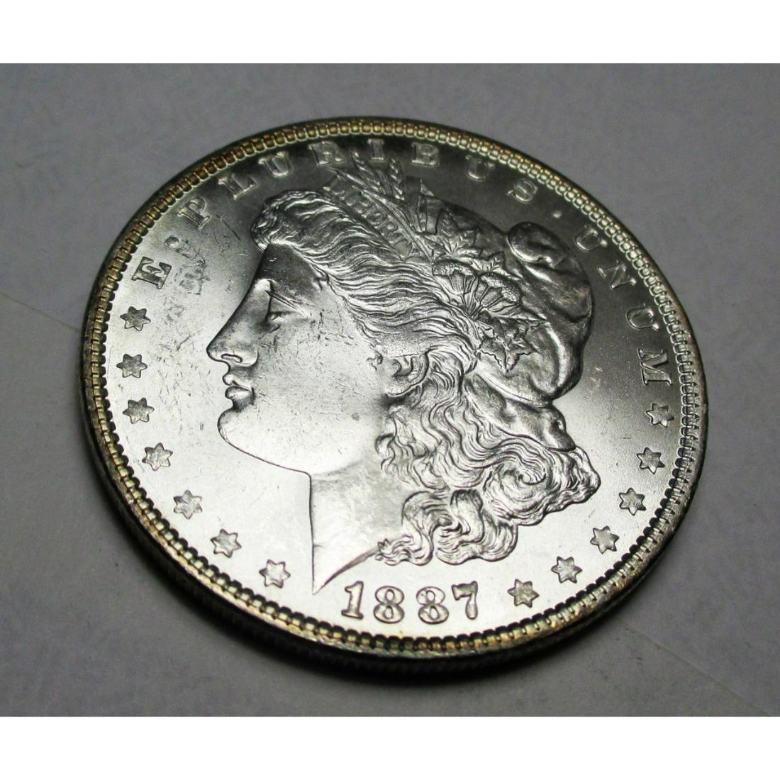 1887 P BU Morgan Silver Dollar (1 of 2)