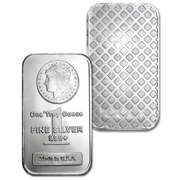 1 oz Morgan Design Silver Bar .999 Pure (1 of 1)