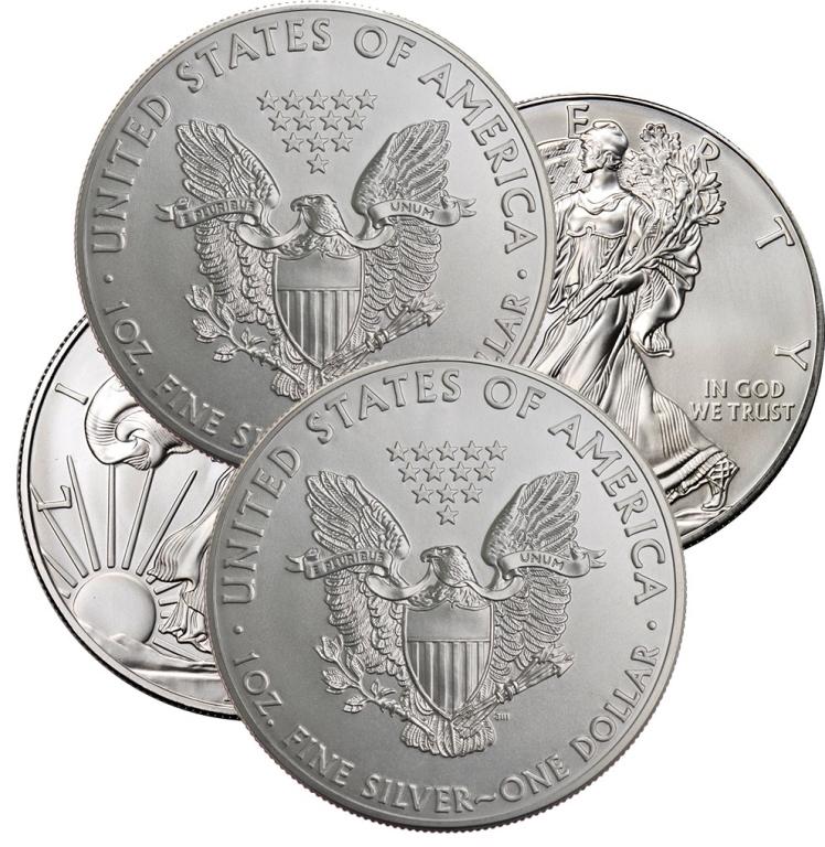 (4) BU Random Date Silver Eagles (1 of 2)