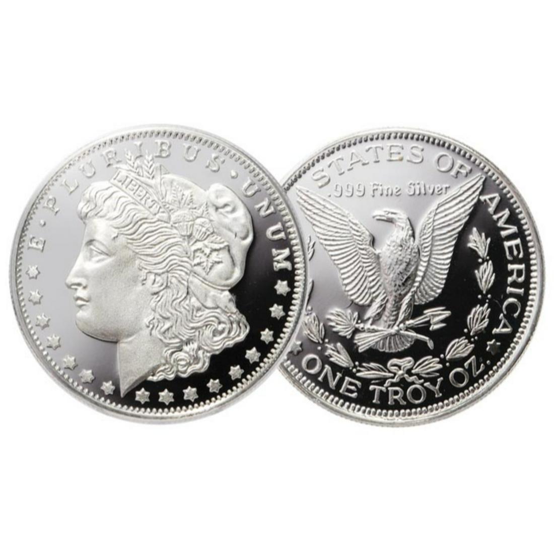 1 oz. Silver Morgan Design - .999 Pure (1 of 2)