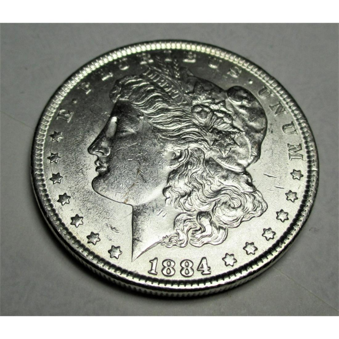 1884 P  Morgan Silver Dollar (1 of 2)