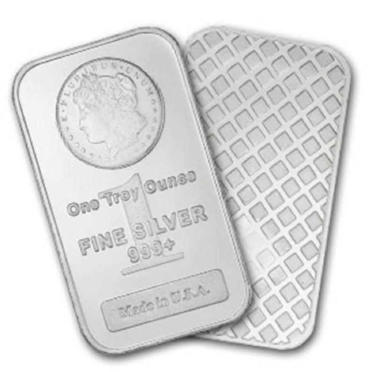 1 oz Morgan Design Silver Bar - .999 Pure (1 of 2)