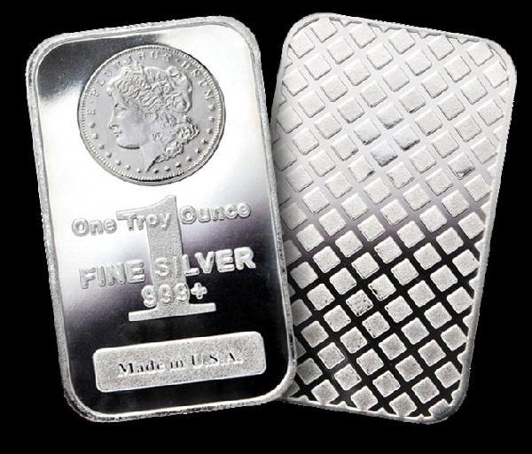 Lot of (20) Morgan Design Silver Bars (1 of 1)