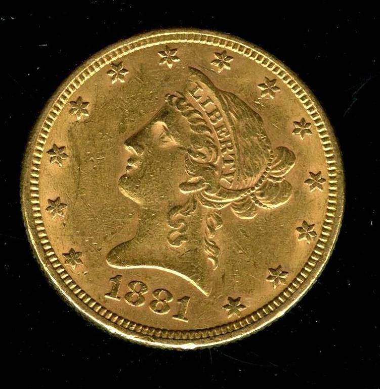 1881 $ 10 Gold Liberty Eagle (1 of 2)