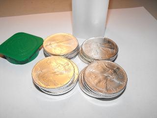 Roll of US Mint Solid Random Date Silver Eagles (1 of 1)