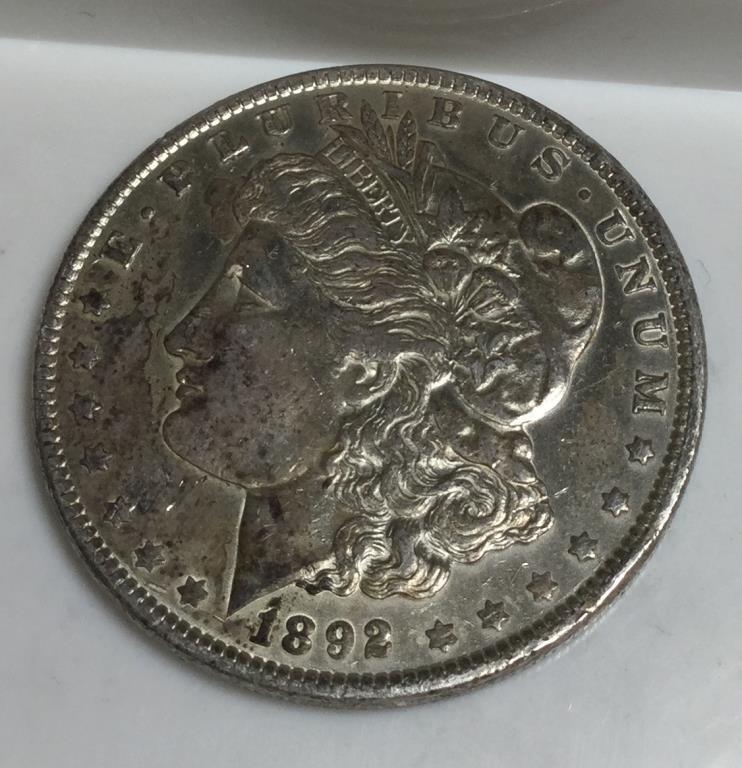 1892 P Key Date Morgan Silver Dollar (1 of 2)