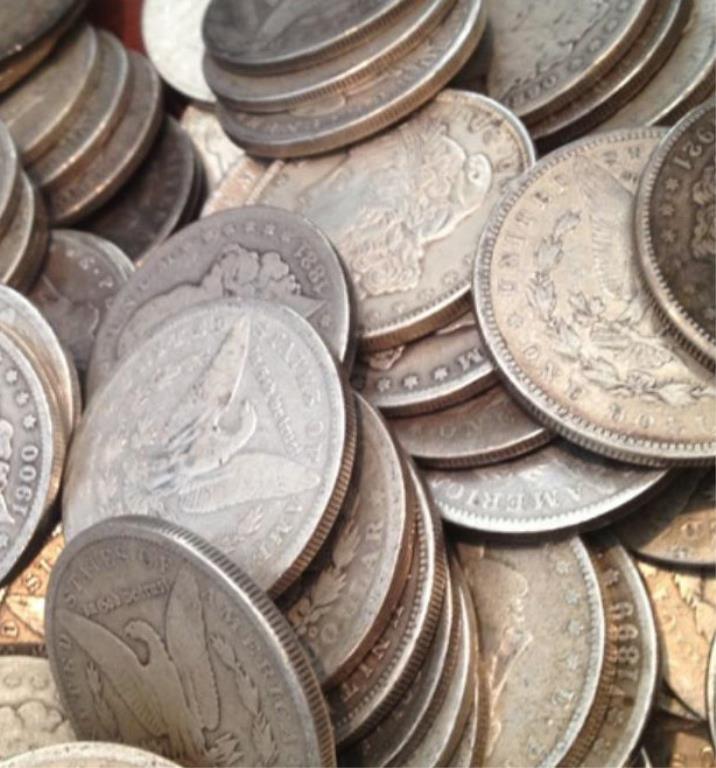 (20) Morgan Silver Dollars - ag-au- Mixed Dates (1 of 1)