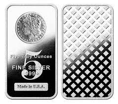 Morgan Design Silver 5 oz. Pure .999 Silver (1 of 1)