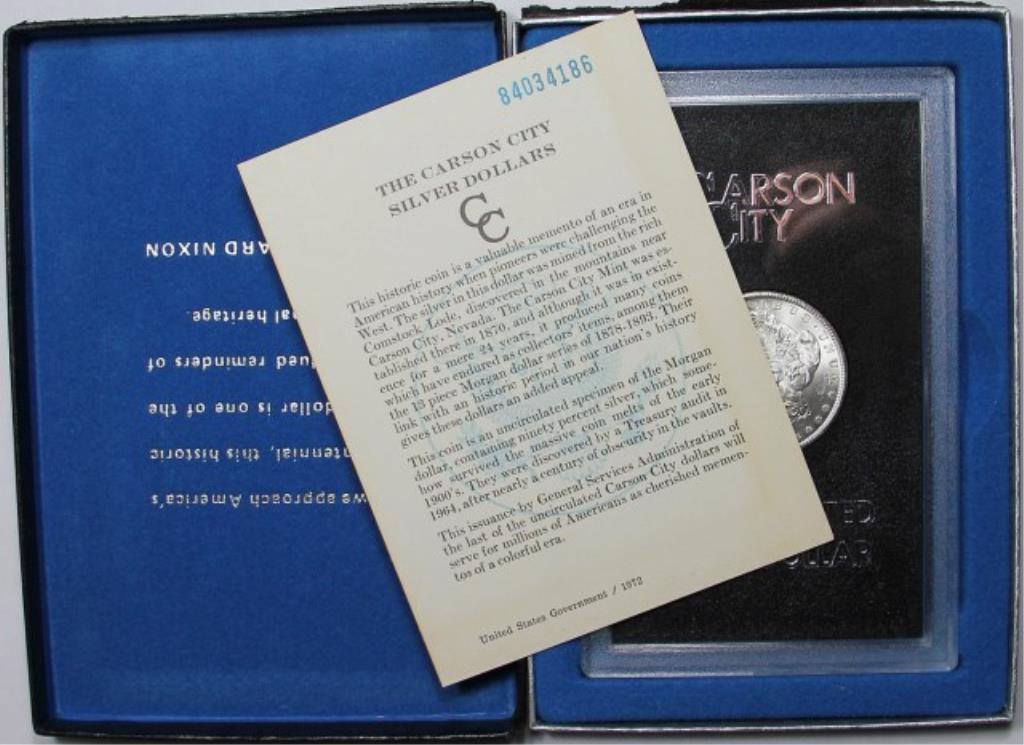 1884 CC GSA Morgan Silver Dollar in Case (1 of 1)