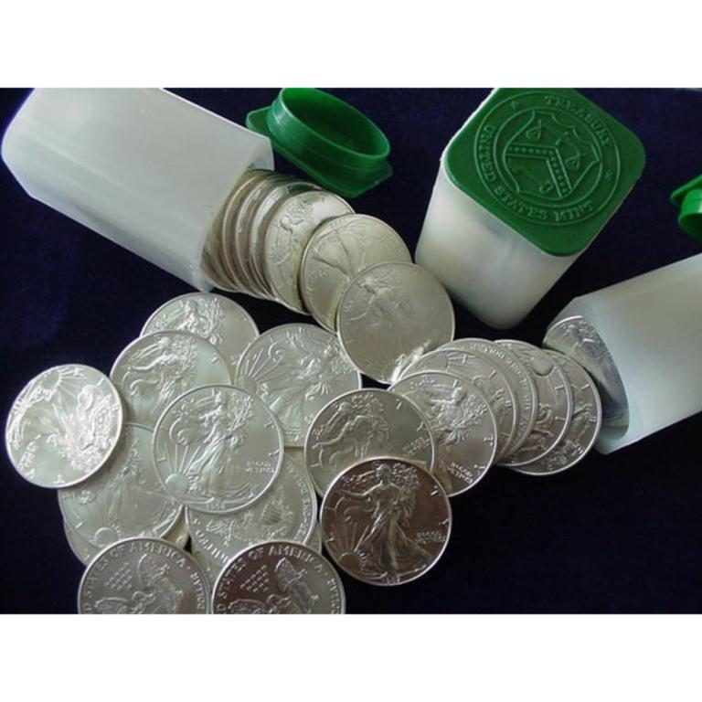 Lot of 60 Random Date US Silver Eagles (1 of 1)