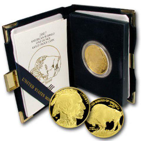 2007 W US Gold Buffalo Proof- Mint Case (1 of 1)