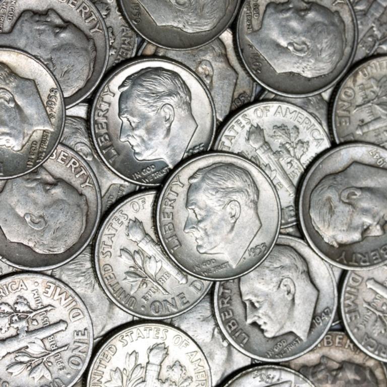 100 pcs. Roosevelt Dimes -90% Silver (1 of 1)