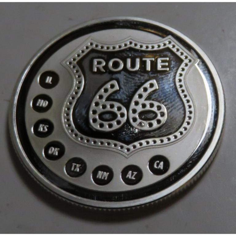 Route 66 Silver round 1 oz. Pure (1 of 2)