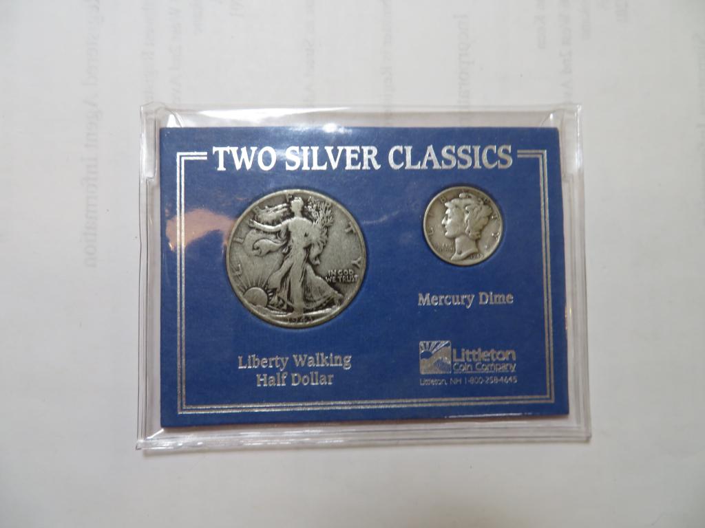 90% Silver Collectors Set Walker and Mercury (1 of 1)