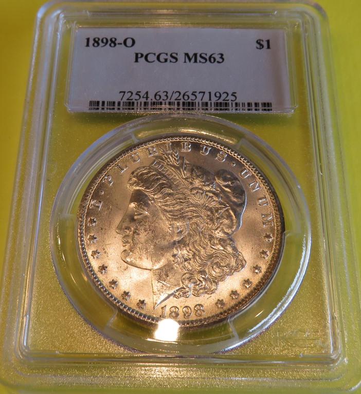 1898 O MS 63 PCGS Morgan Dollar (1 of 2)