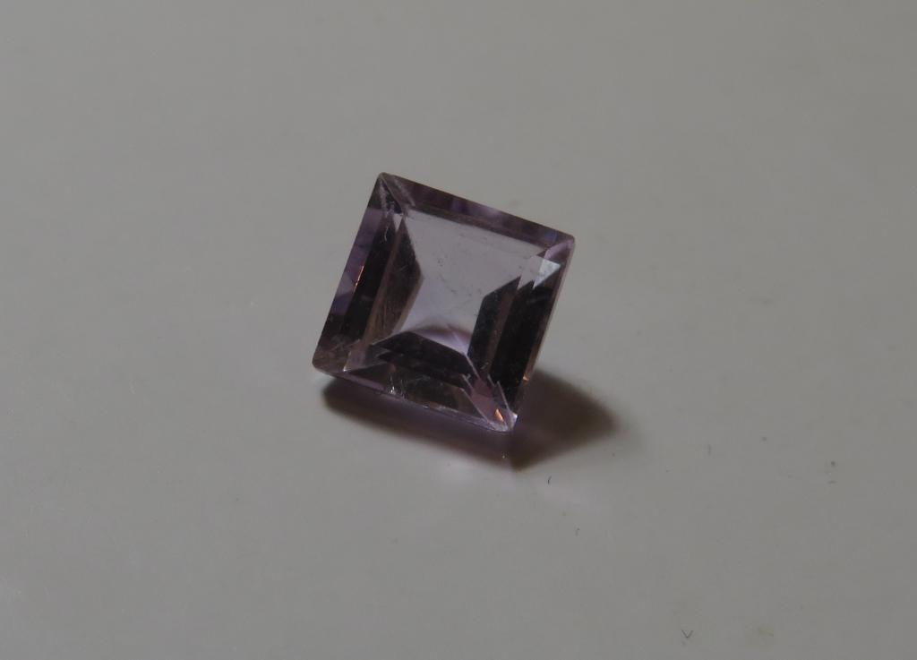 1 ct. Natural Amethyst Square Cut Gemstone (1 of 2)