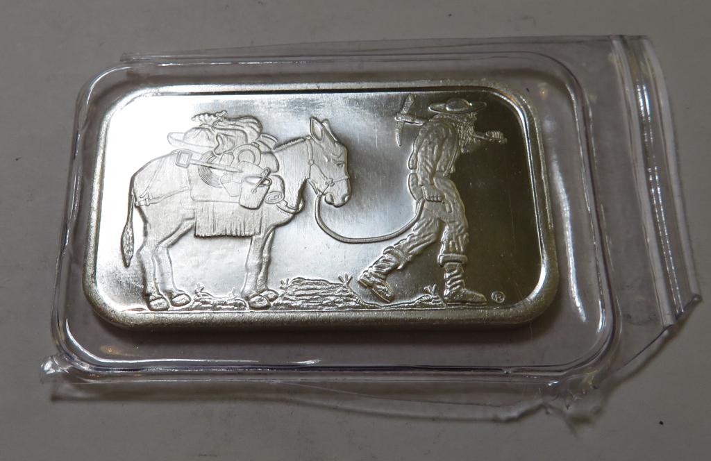 1 oz. Prospector Silver Bar - .999 Pure (1 of 1)
