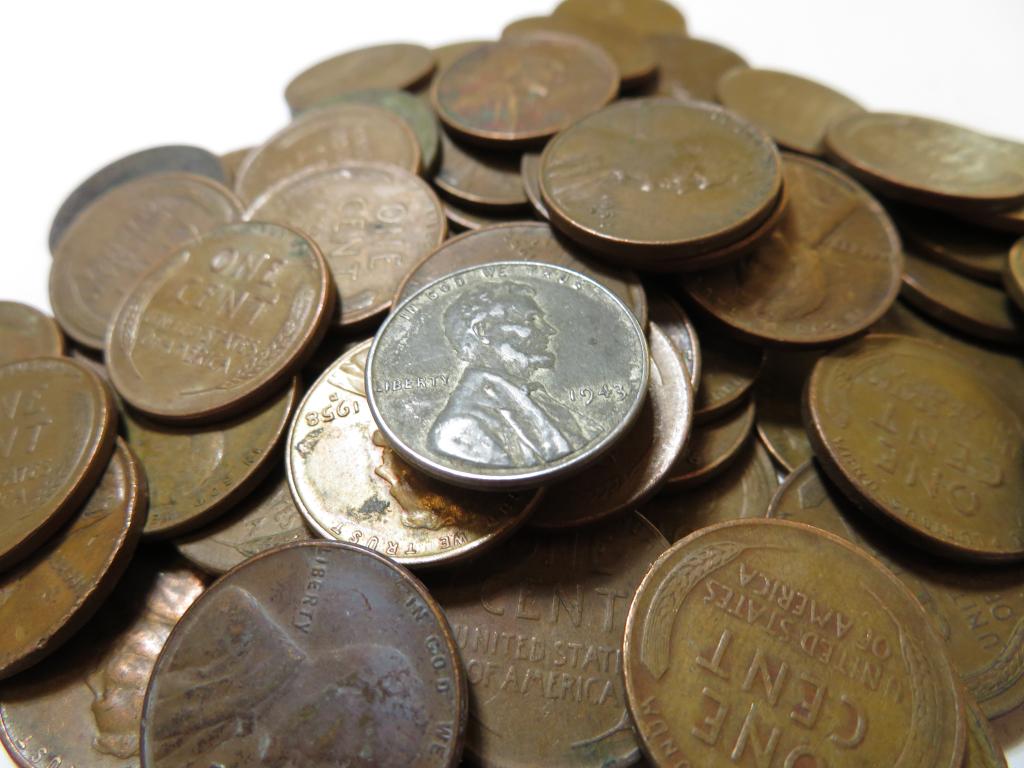 Lot of 50 Wheat Cents - Random - EXACT LOT (1 of 2)
