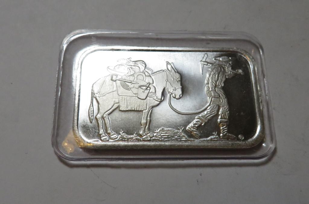 1 oz Prospector Design Silver Bar .999 (1 of 1)