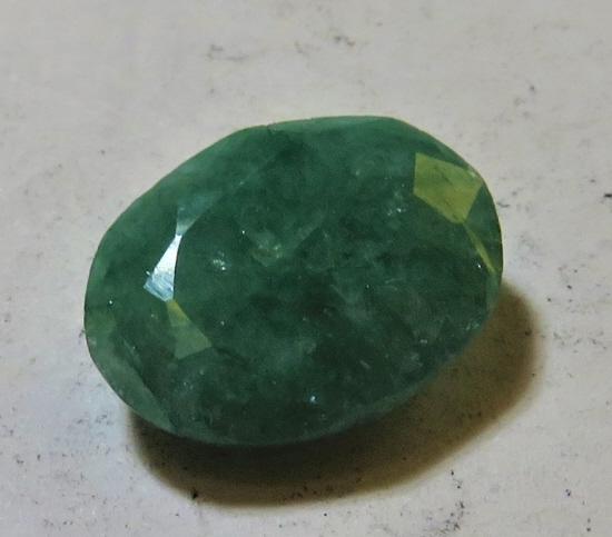 3.5 ct. Natural Emerald Green Beryl Gemstone: Item is the EXACT in the image - Bidder decides the value and grade by the bids placed. C Lot Vault goods -