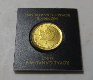 1 Gram Canadian Gold Maple Leaf (1 of 2)