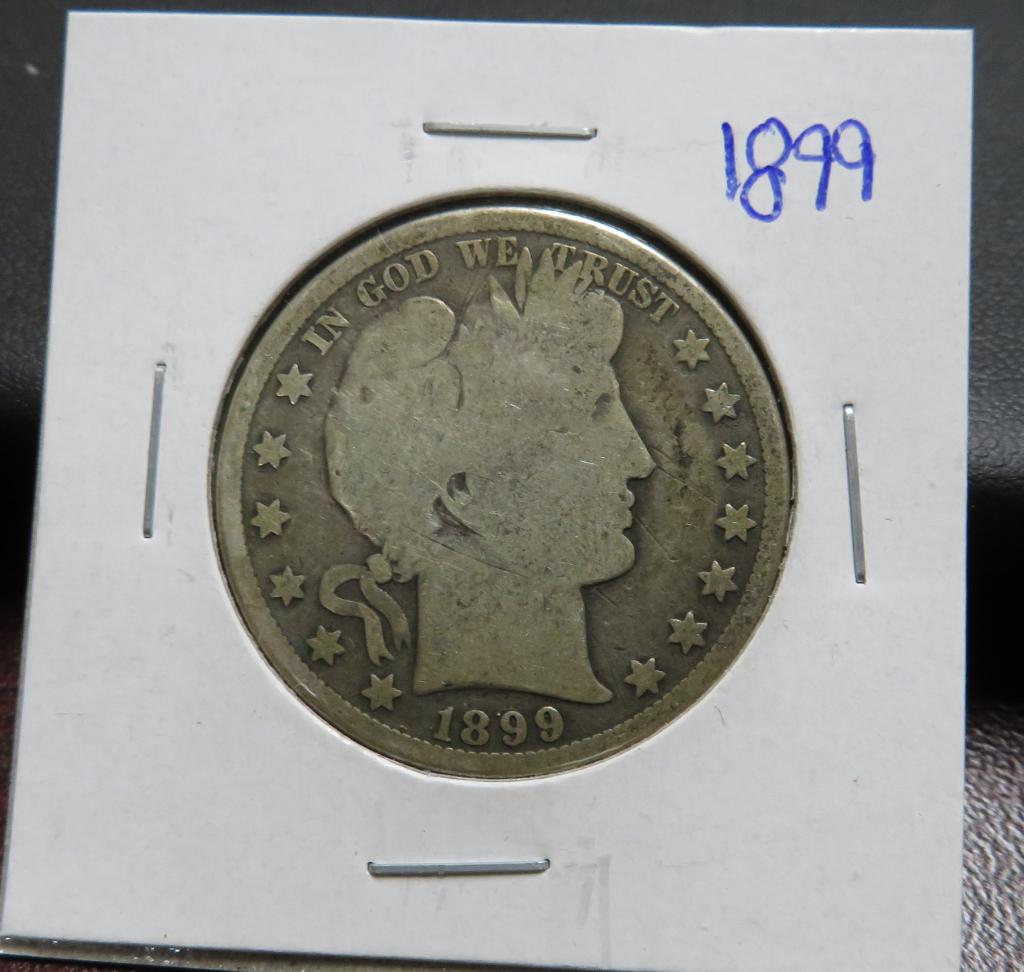 1899 VG Grade Barber Half Dollar (1 of 2)