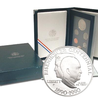 1990 Prestige Proof Set IKE - in OMB (1 of 1)