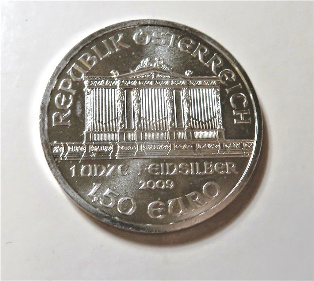 2009 Austrian Philharmonic Silver Round 1 oz. (1 of 2)