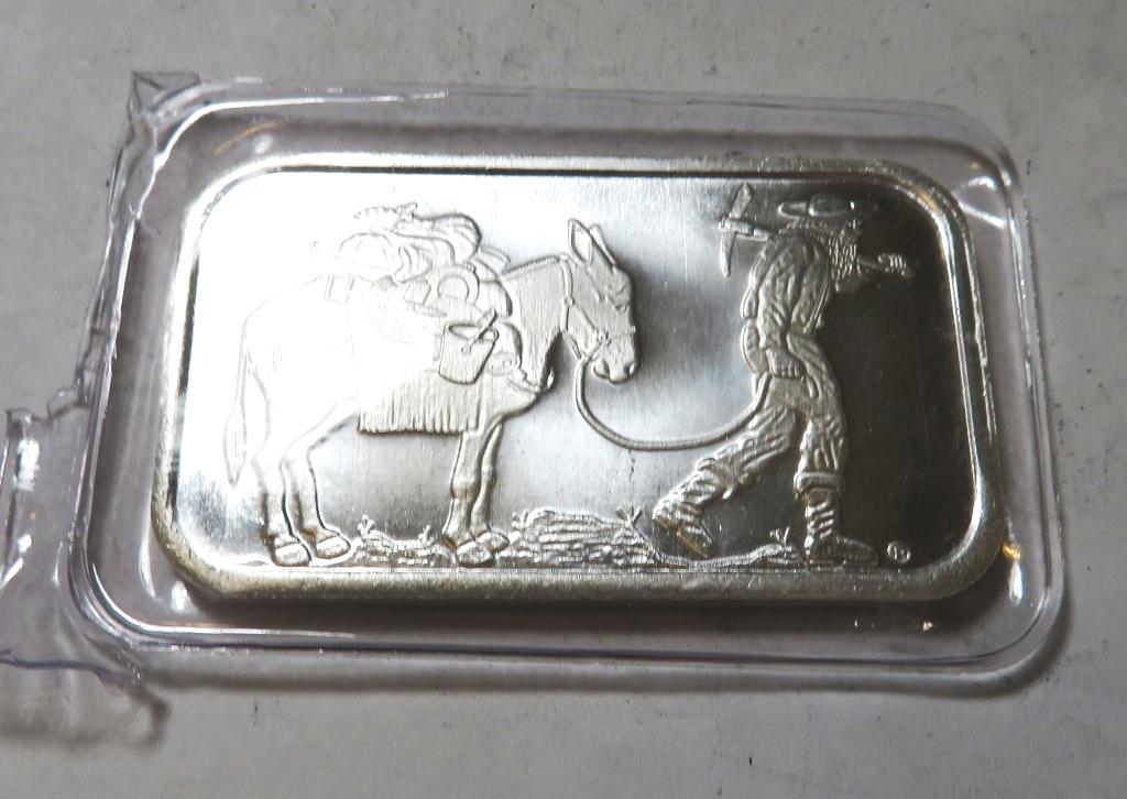 1 oz. Prospector Design Silver Bar -.999 (1 of 1)
