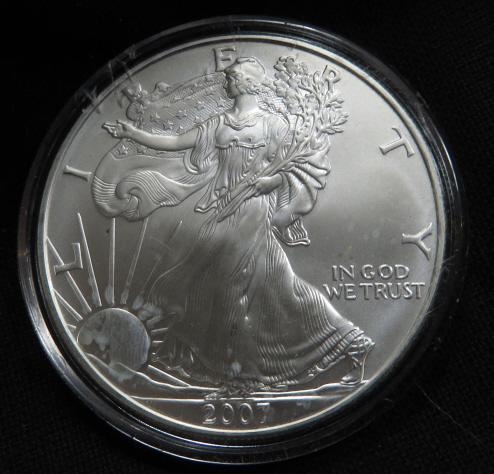 2007 US Silver Eagle - Lighthouse Collection (1 of 2)