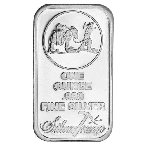 1 oz. Prospector Design Silver Bar (1 of 1)