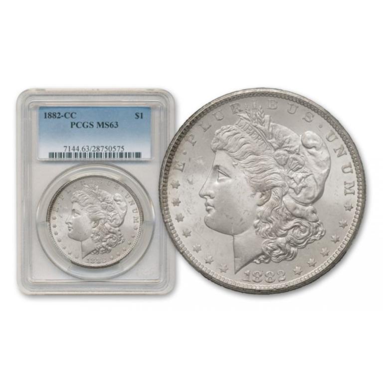 1882 Carson City MS 63 PCGS Morgan Dollar (1 of 1)