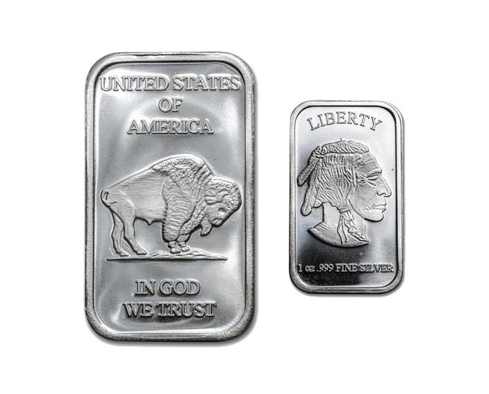 1 oz. Silver Buffalo Design Bar (1 of 1)